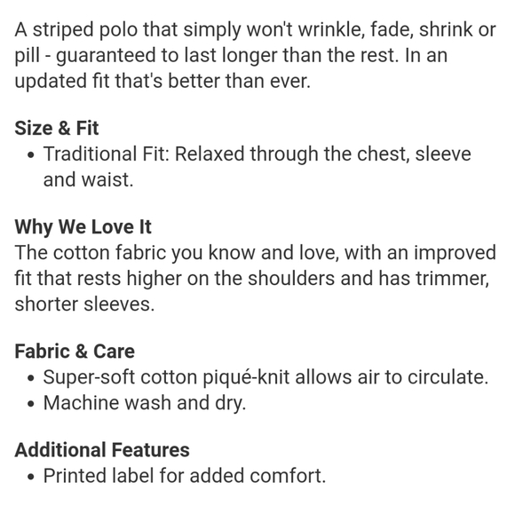 Premium L.L. Bean Polo - Picture 6 of 6